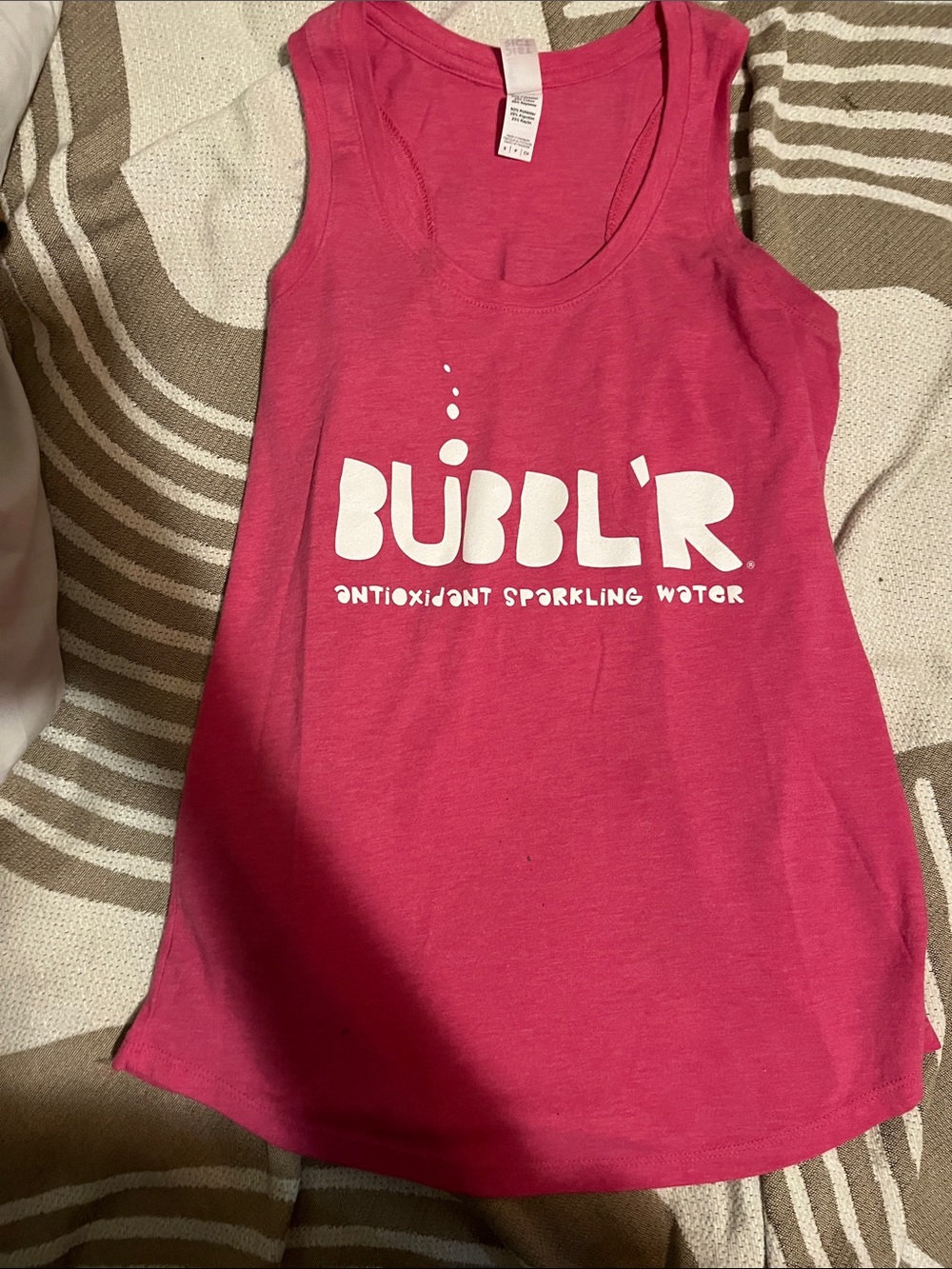 Bubblr Girls' Bright Pink Swim Coverup Tank
